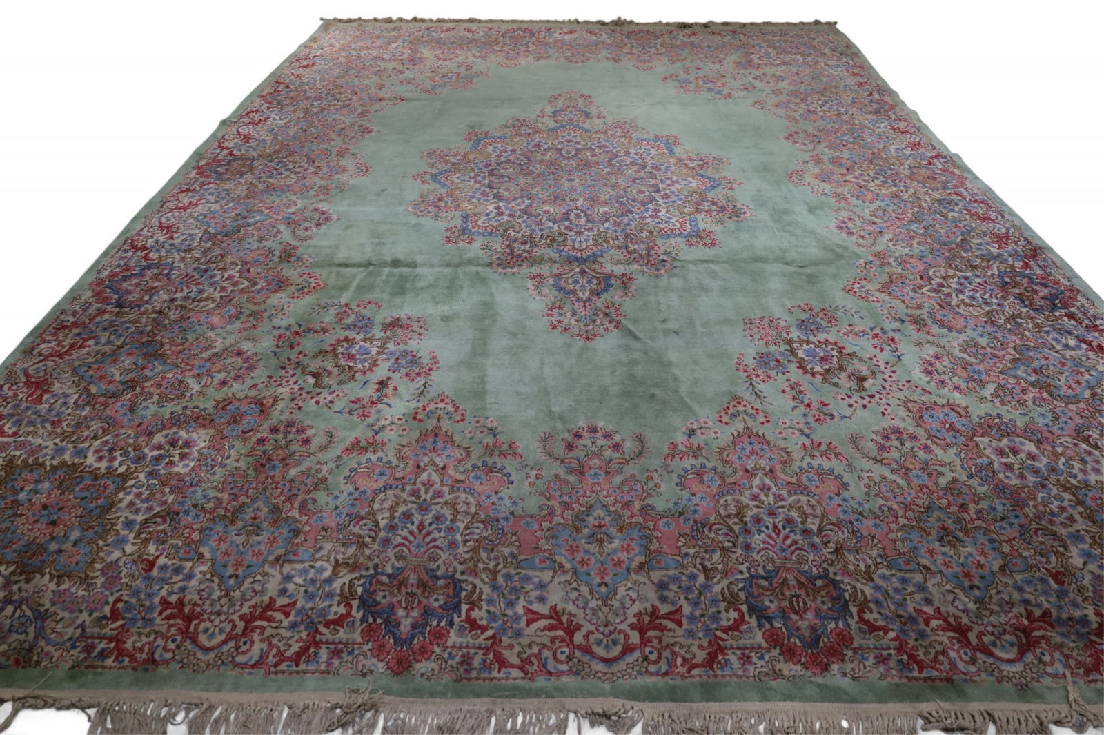 APPROX 11' 8" x 16' 1" HANDMADE WOOL RUG (1 of 4)