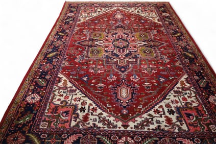 APPROX 11' 3" x 8' HANDMADE WOOL RUG