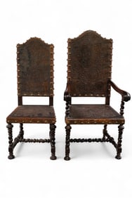 PAIR OF ANTIQUE SPANISH CHAIRS