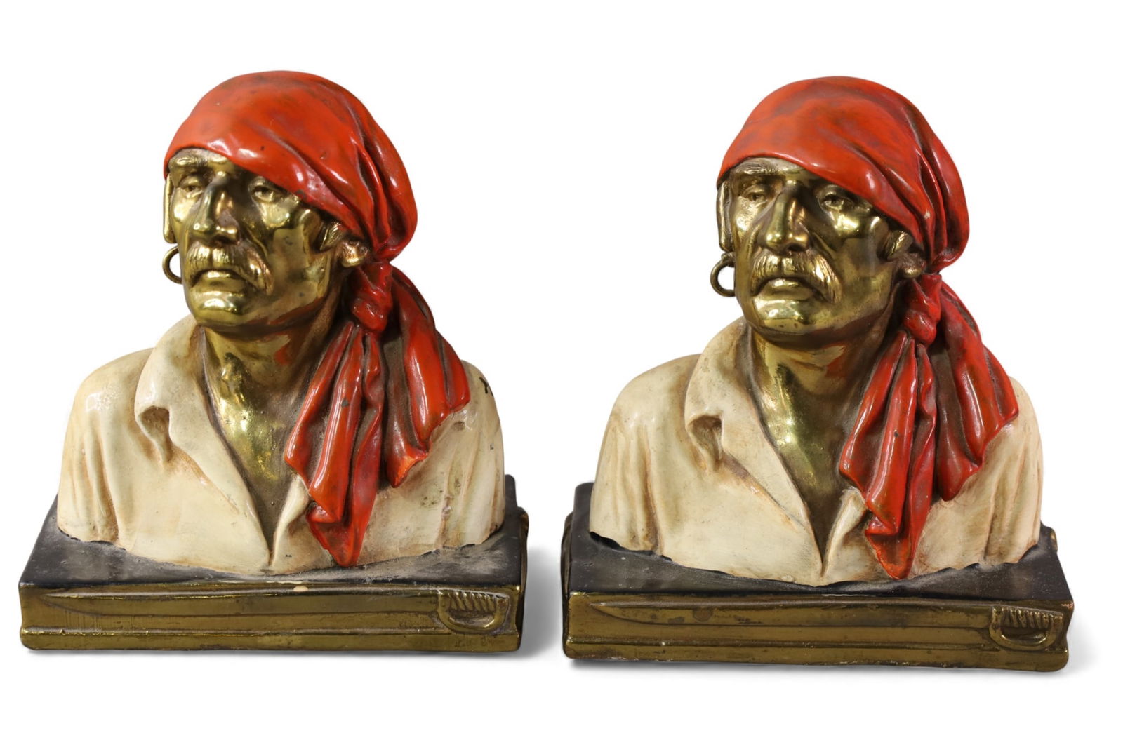 PAIR OF PIRATE BOOKENDS (1 of 3)