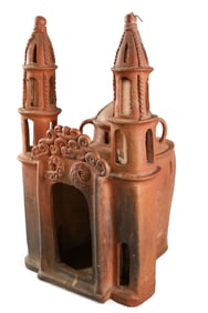 MEXICAN POTTERY CHURCH