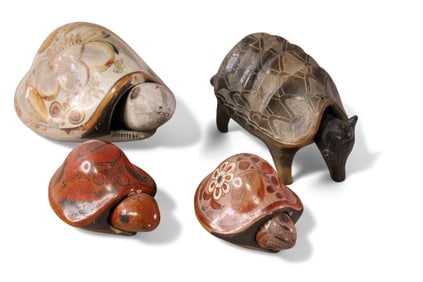 4 MEXICAN POTTERY FIGURES