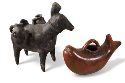 2 PIECES OF MEXICAN POTTERY