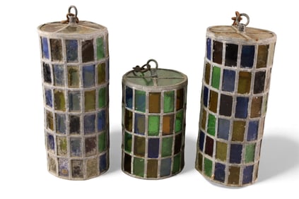 LEADED PENDANT LIGHTS