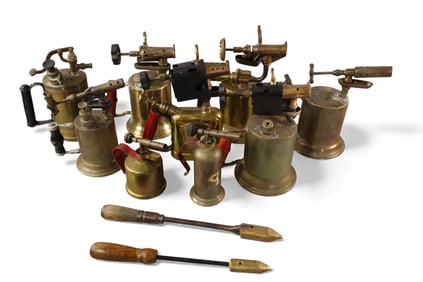 COLLECTION OF VINTAGE TORCHES