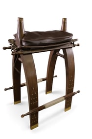 SADDLE FORM BARSTOOL