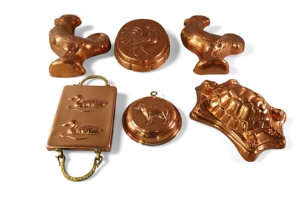 COPPER ANIMAL MOLDS