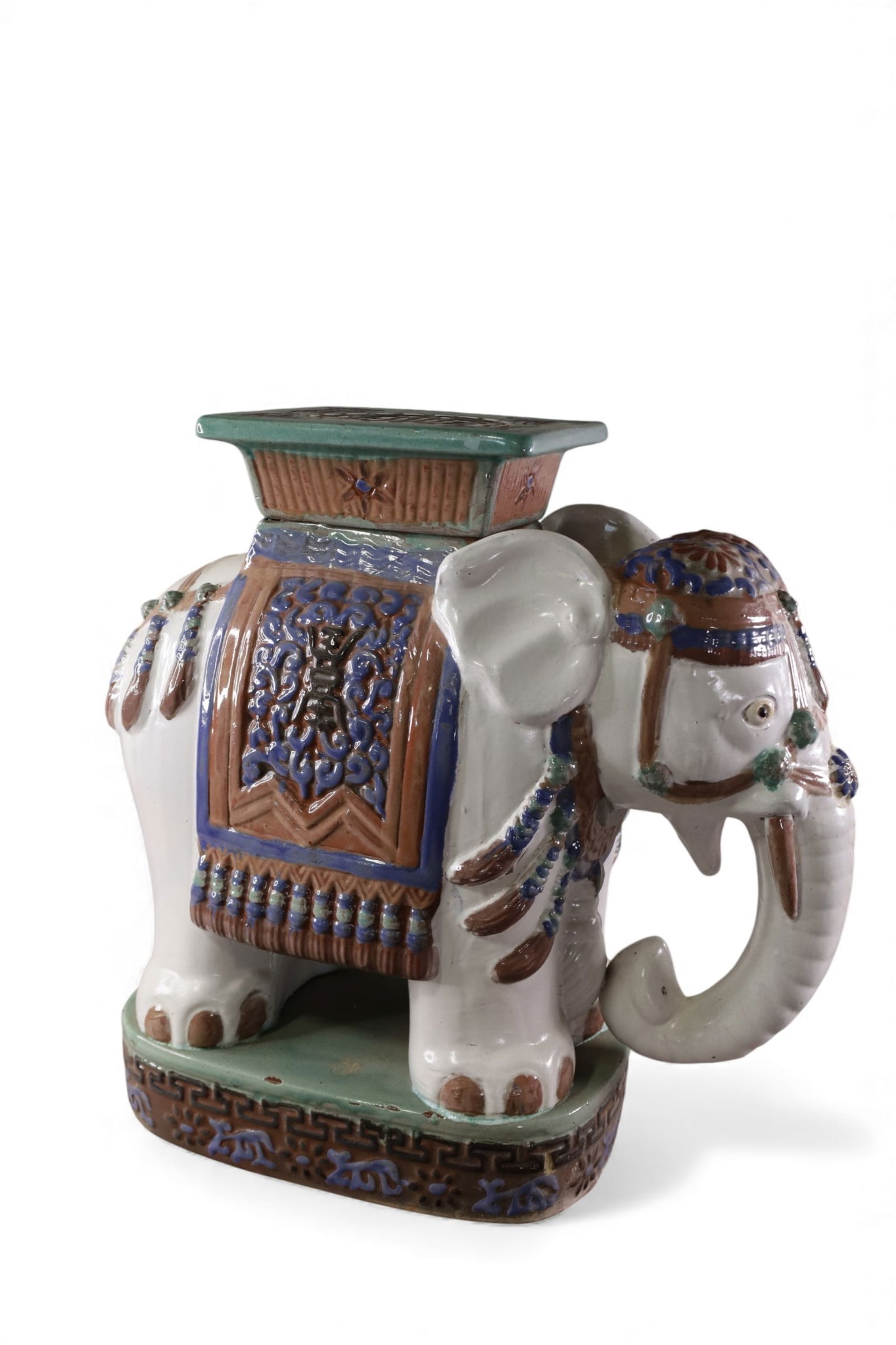 PORCELAIN GARDEN SEAT (1 of 3)