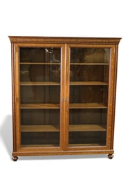 AMERICAN OAK BOOKCASE