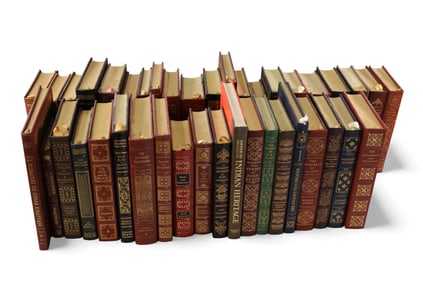 COLLECTION OF LEATHER BOUND BOOKS