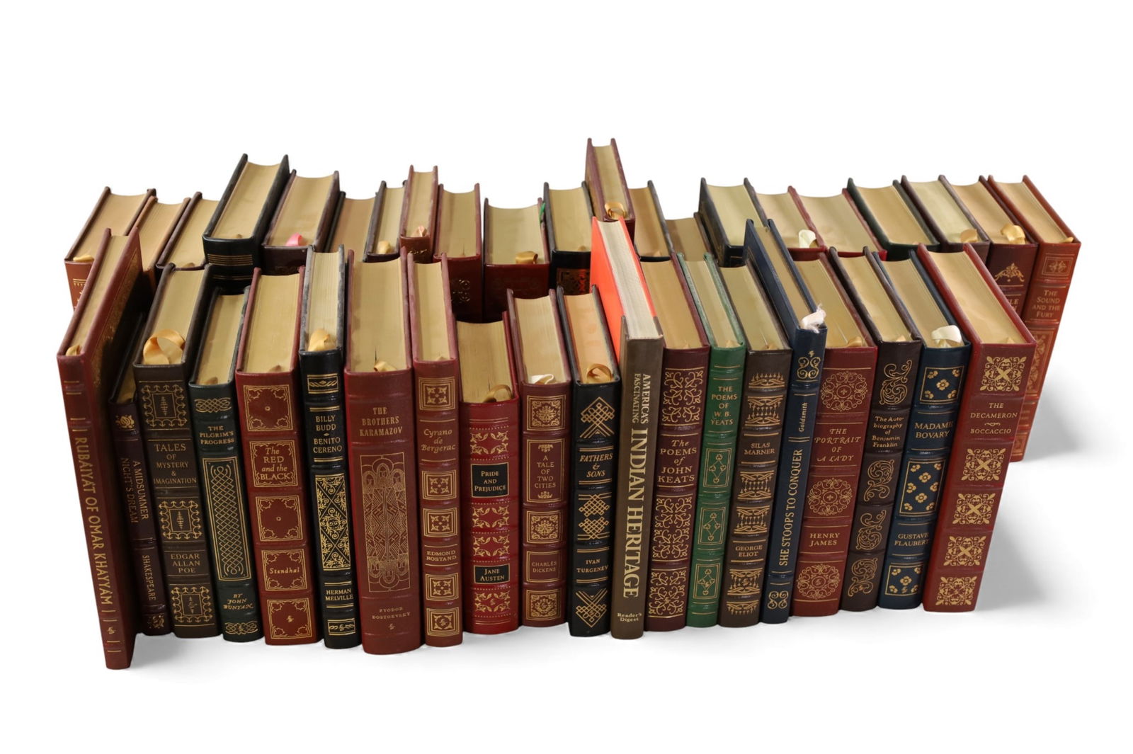 COLLECTION OF LEATHER BOUND BOOKS (1 of 11)