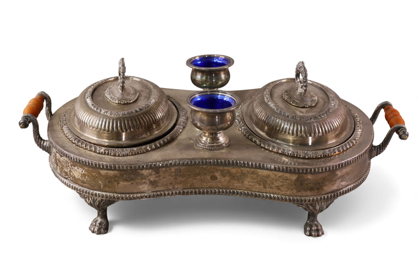 SILVERPLATED SERVING DISH (1 of 2)