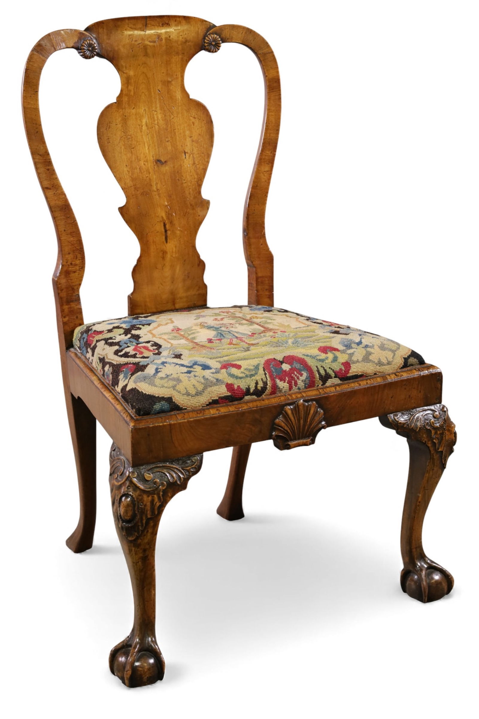 NEEDLEPOINT SIDE CHAIR (1 of 3)