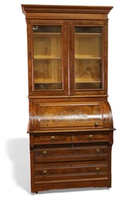 VICTORIAN CYLINDER ROLL DESK