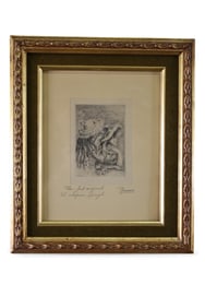 PIERRE-AUGUST RENOIR ETCHING