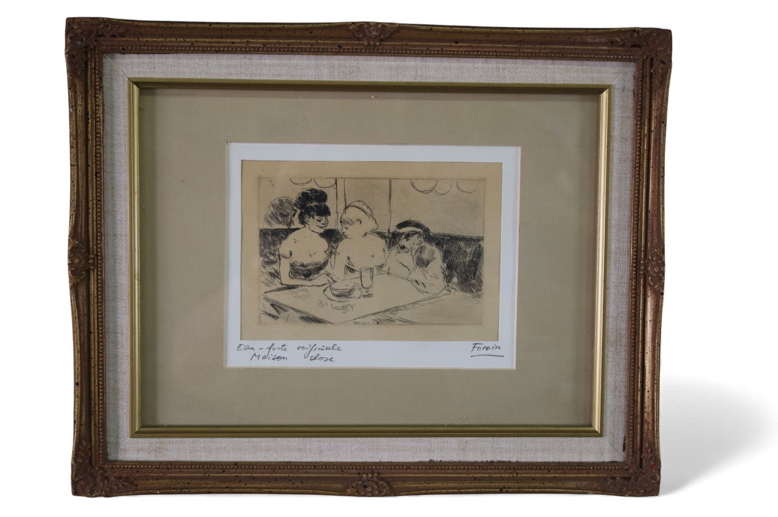 JEAN-LOUIS FORAIN ETCHING (1 of 4)