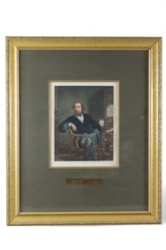 H BLACKBURN HART COLORED ENGRAVING