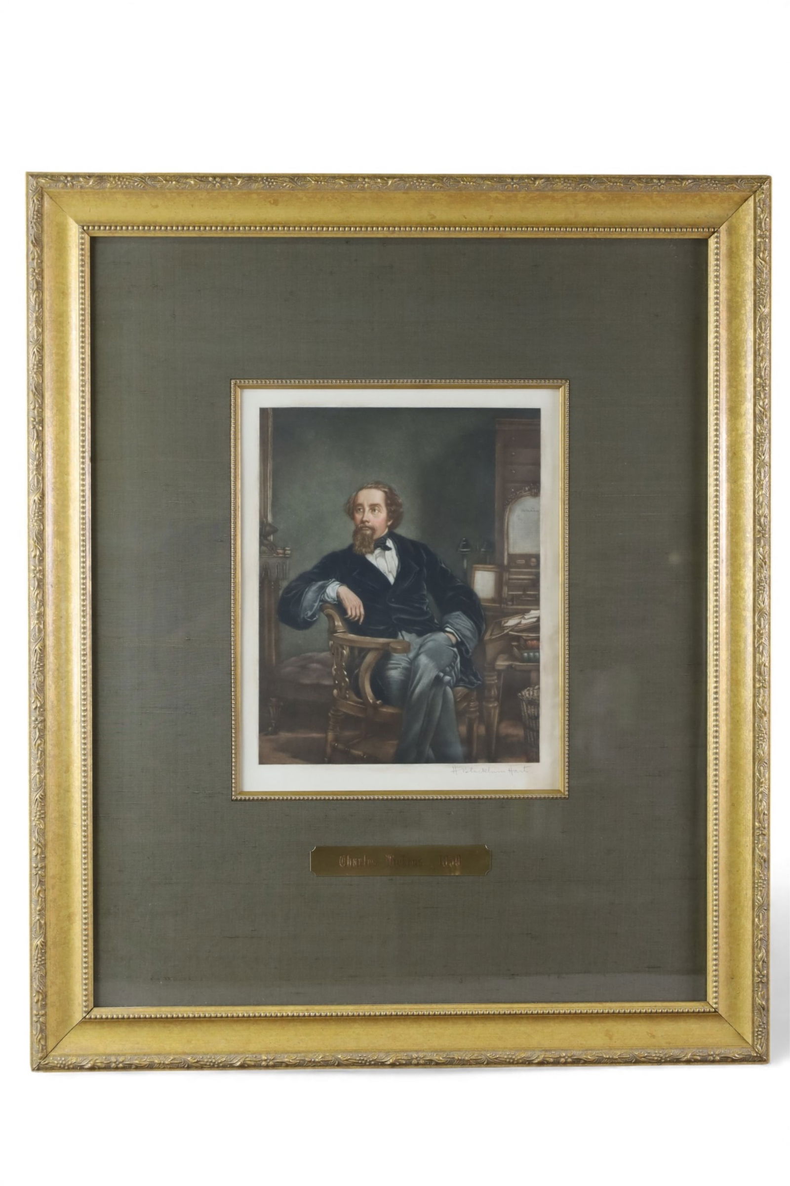 H BLACKBURN HART COLORED ENGRAVING (1 of 3)