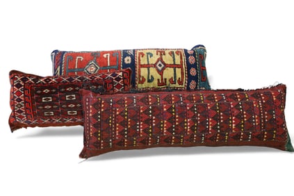 3 RUG PILLOWS