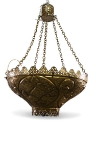 MOROCCAN BRASS CHANDELIER