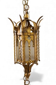 GOLD GILT IRON HALL LIGHT