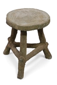FAUX BOIS STOOL
