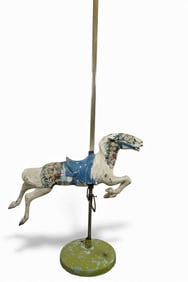CAROUSEL HORSE ON STAND