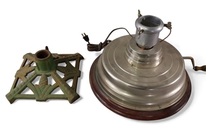 2 VINTAGE CHRISTMAS TREE STANDS