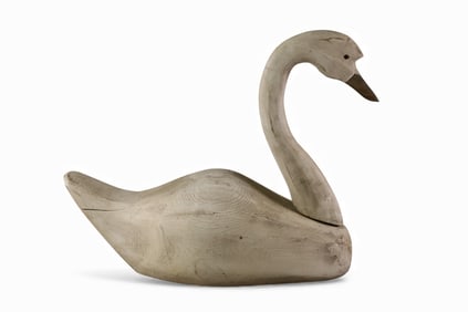CARVED SWAN