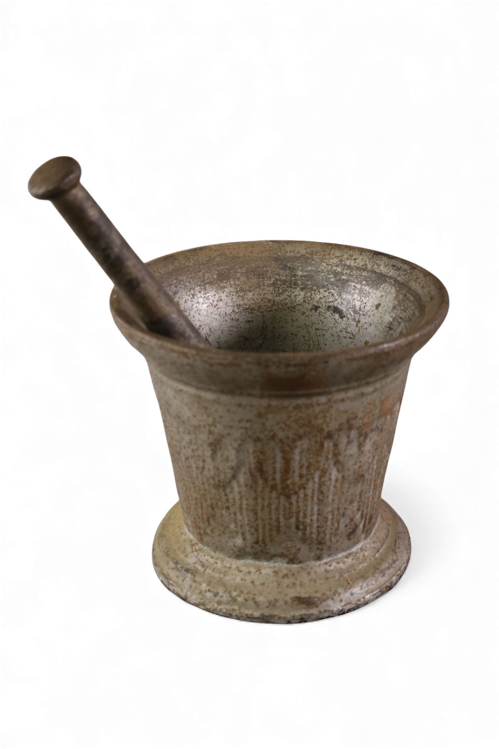 CAST IRON MORTAR & PESTLE (1 of 3)