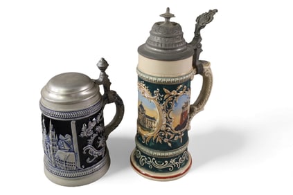 2 GERMAN STEINS