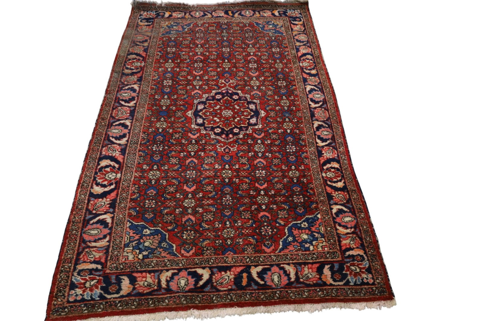 APPROX 6' 9" x 4' 2" HANDMADE WOOL RUG (1 of 3)