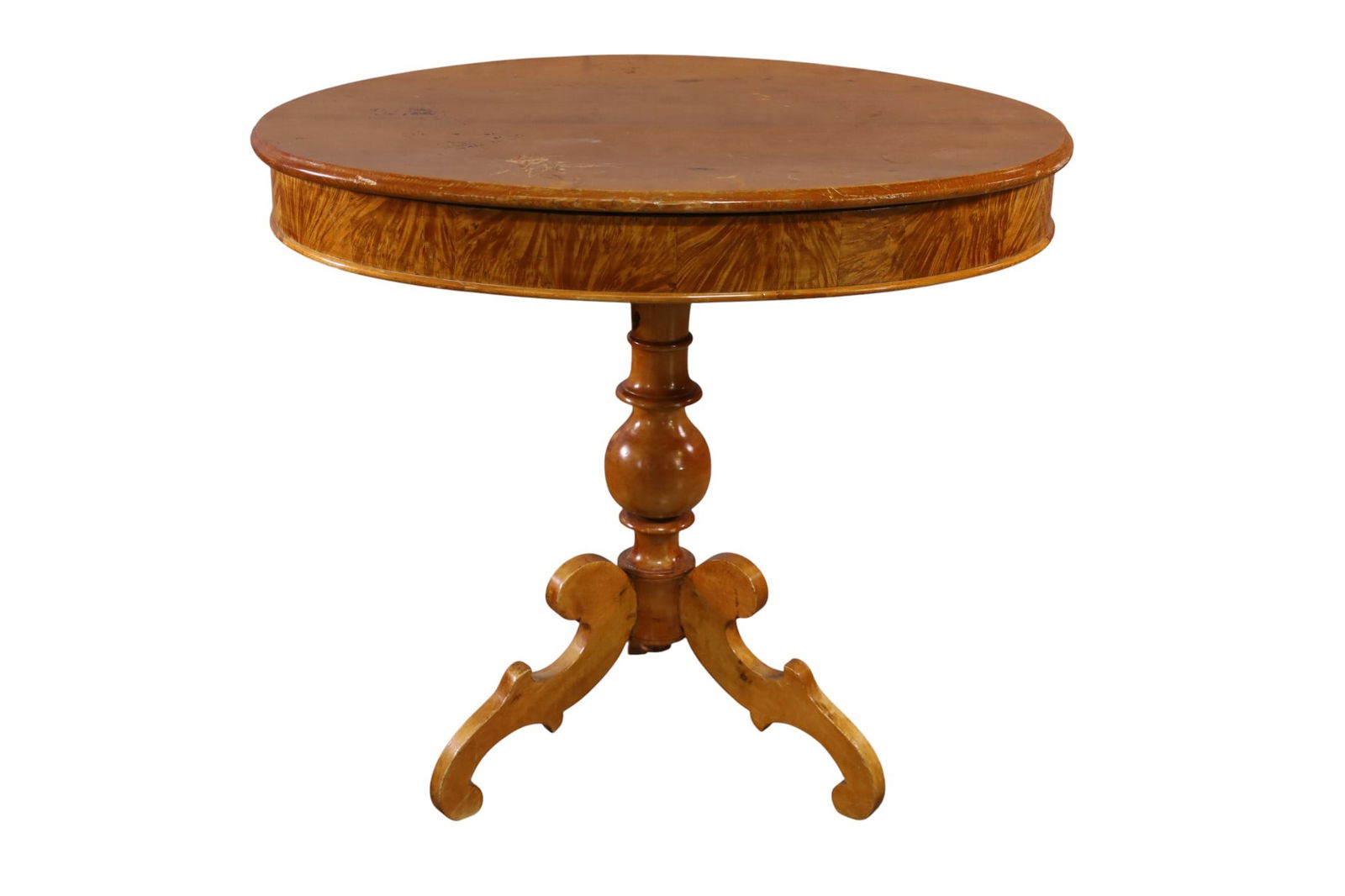 ANTIQUE MAPLE LAMP TABLE (1 of 2)