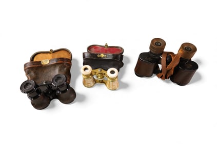 3 PAIRS OF OPERA GLASSES