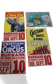 CRISTIANI BROS CIRCUS POSTERS
