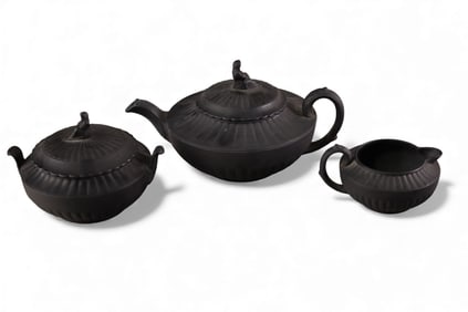WEDGWOOD BASALT TEA SET