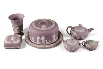 COLLECTION OF WEDGWOOD LILAC