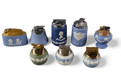 8 WEDGWOOD LIGHTERS