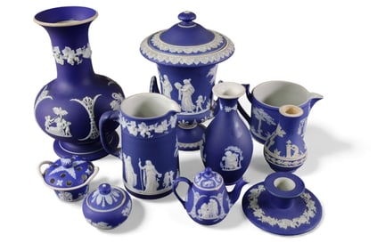 LOT OF BLUE WEDGWOOD