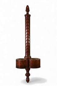 MAHOGANY HANGING PLANTER