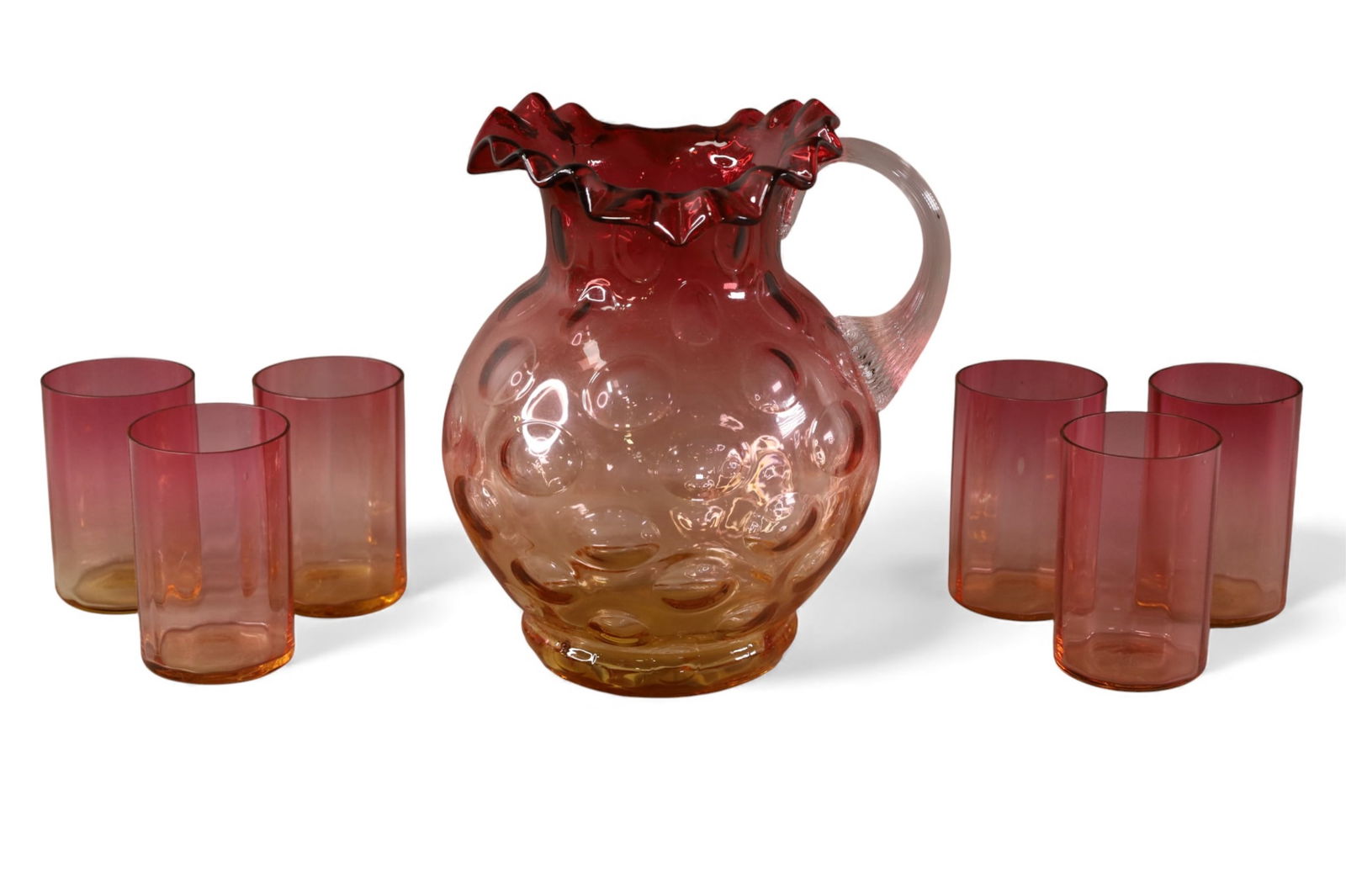 AMBERINA GLASS DRINK SET (1 of 3)
