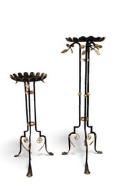 2 IRON PLANT STANDS