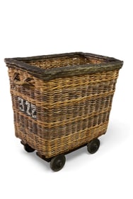 ANTIQUE LAUNDRY CART