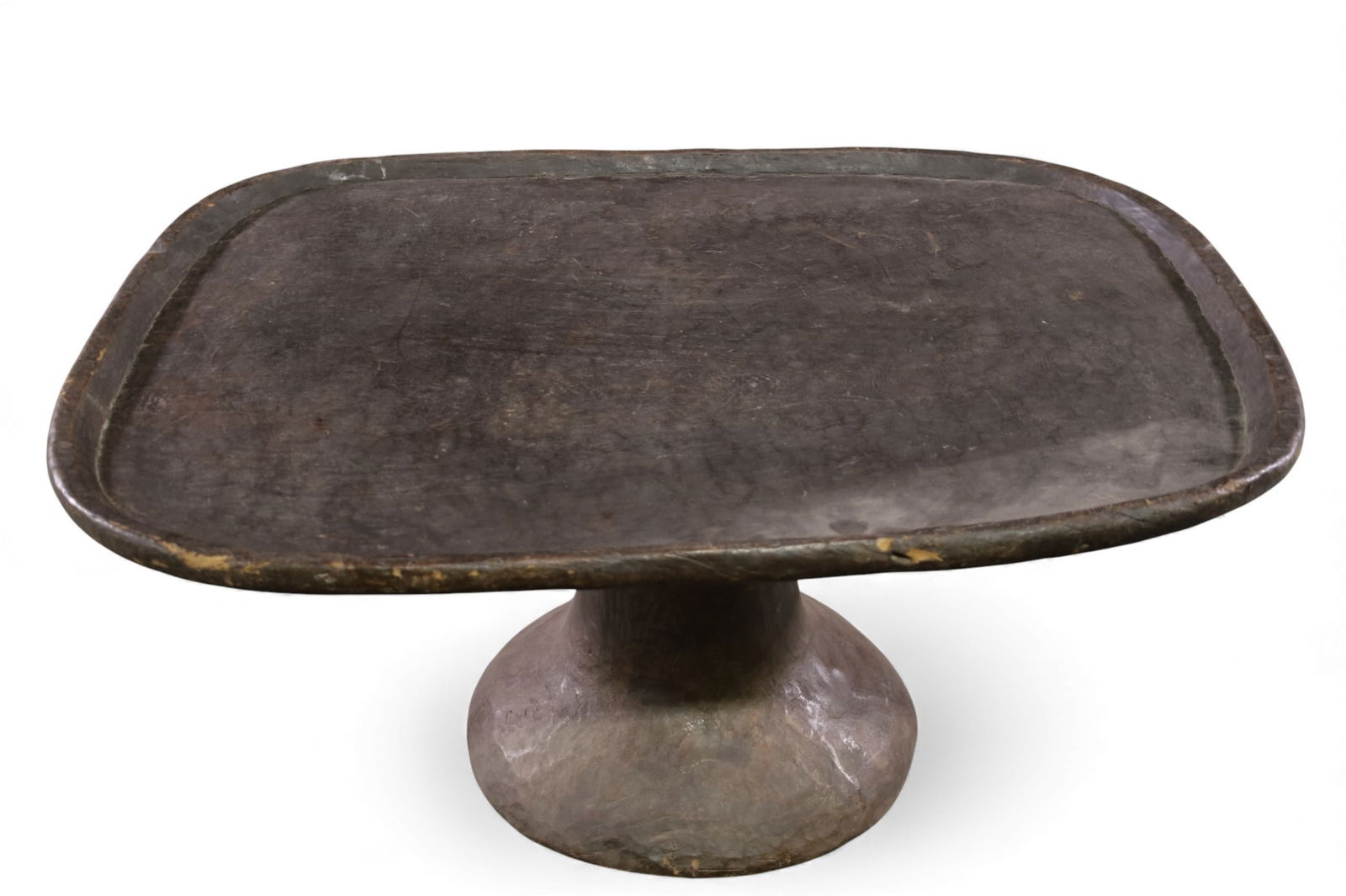 LARGE WOODEN TAZZA OR COFFEE TABLE (1 of 3)