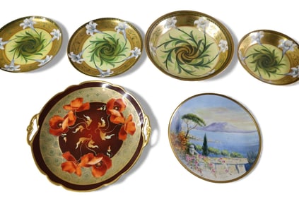 6 PICKARD BOWLS & PLATES