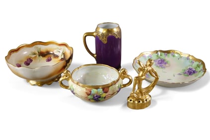 5 PIECES OF PICKARD PORCELAIN