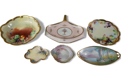 6 PIECES OF PICKARD PORCELAIN