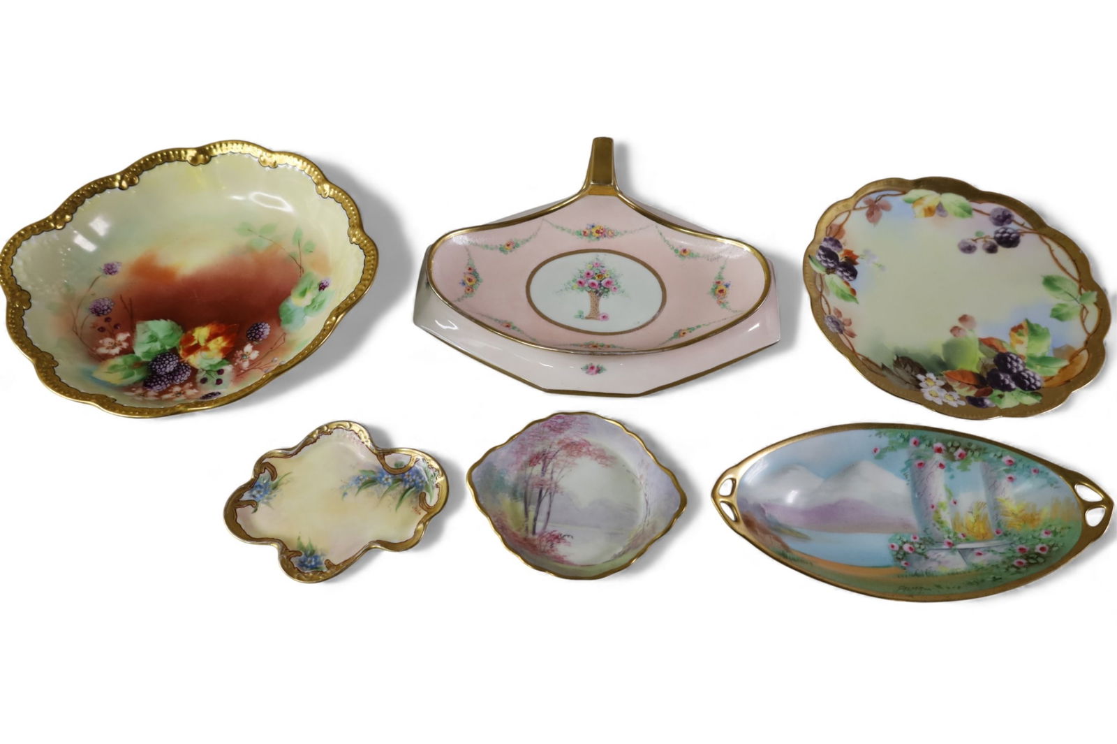 6 PIECES OF PICKARD PORCELAIN (1 of 7)