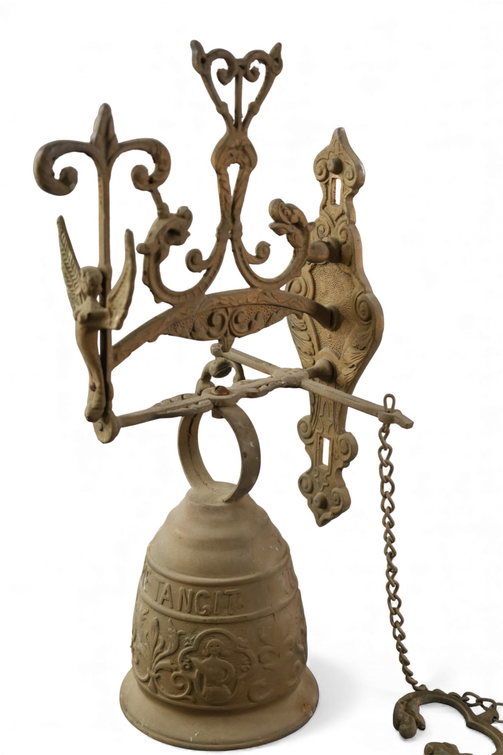 HANGING BELL: HANGING SPANISH STYLE DOORBELL, 16" H.