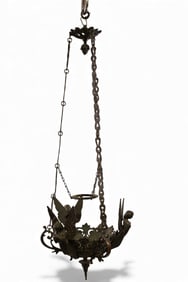 FIGURAL HANGING PLANTER OR FONT